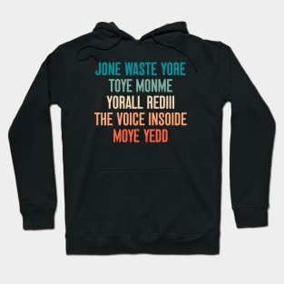 Jone Waste Yore Toye Monme Yorall  Rediii Hoodie